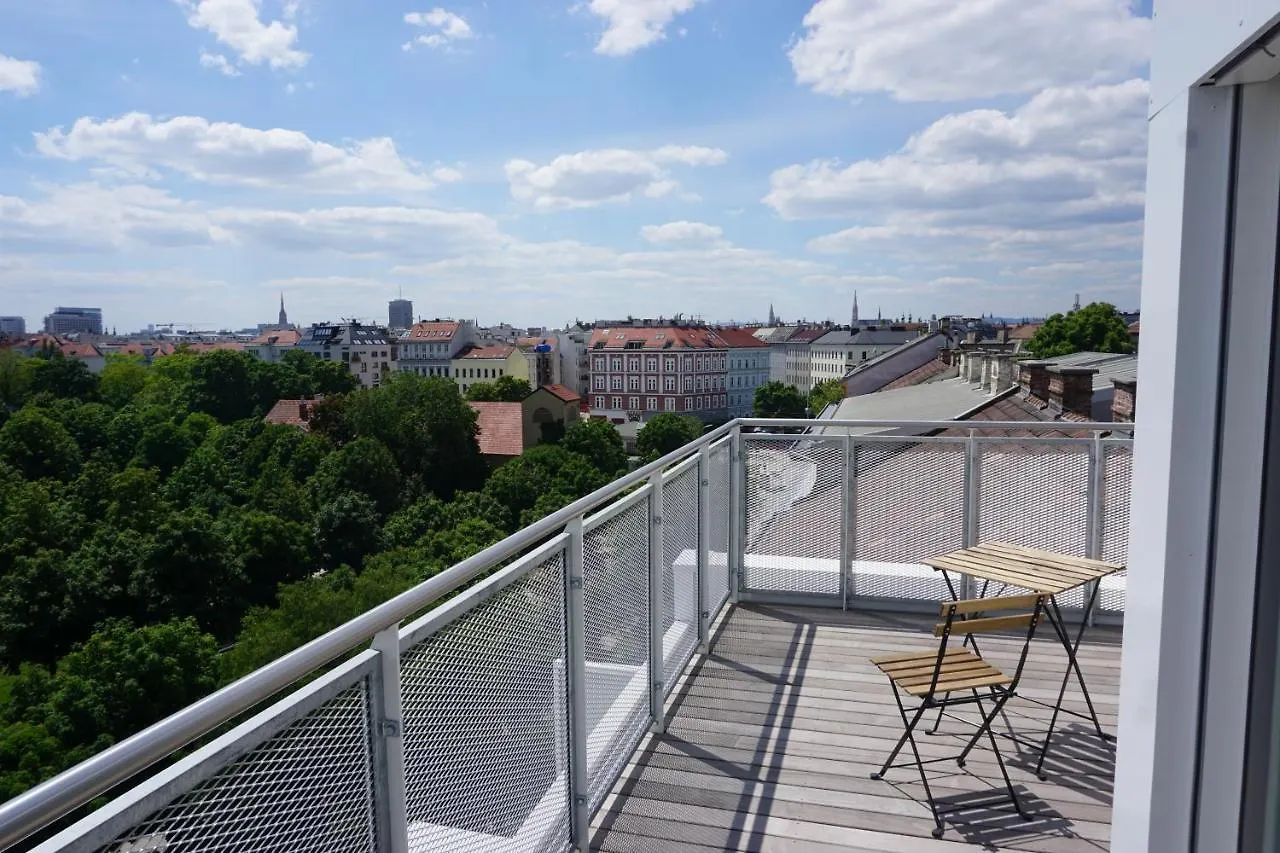 Apartamento Augartenblick Penthauscombo 14/15 - Blick Zum Riesenrad Viena