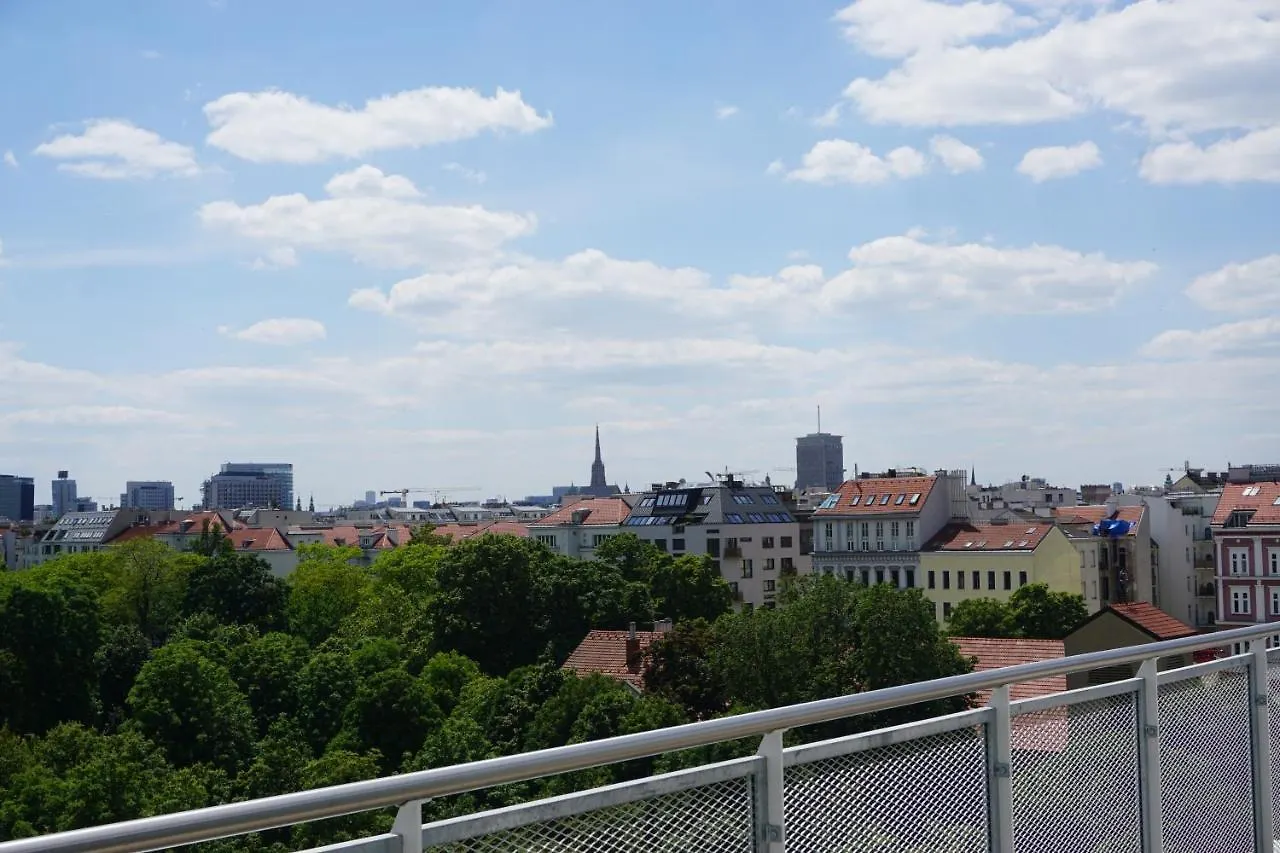 Apartamento Augartenblick Penthauscombo 14/15 - Blick Zum Riesenrad Viena 0*,