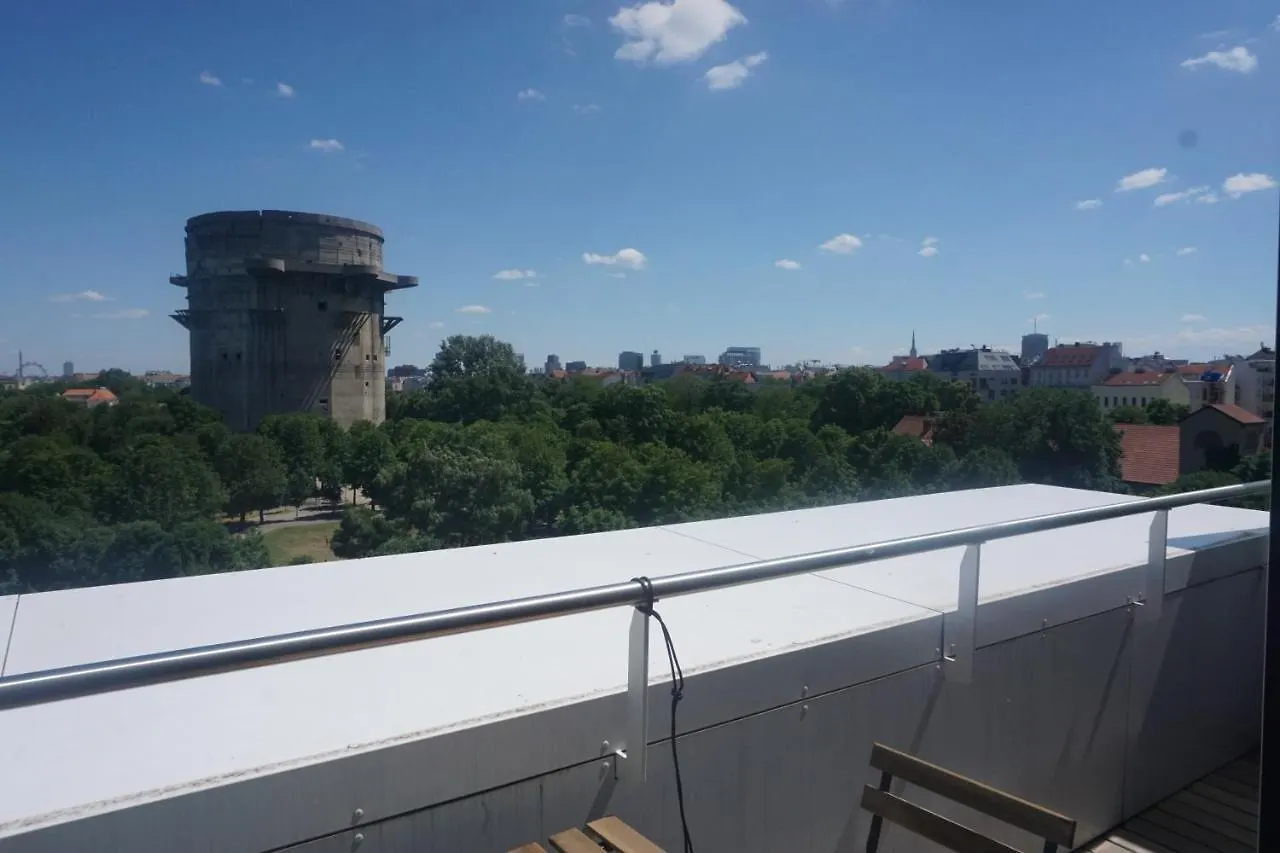 Apartamento Augartenblick Penthauscombo 14/15 - Blick Zum Riesenrad Viena