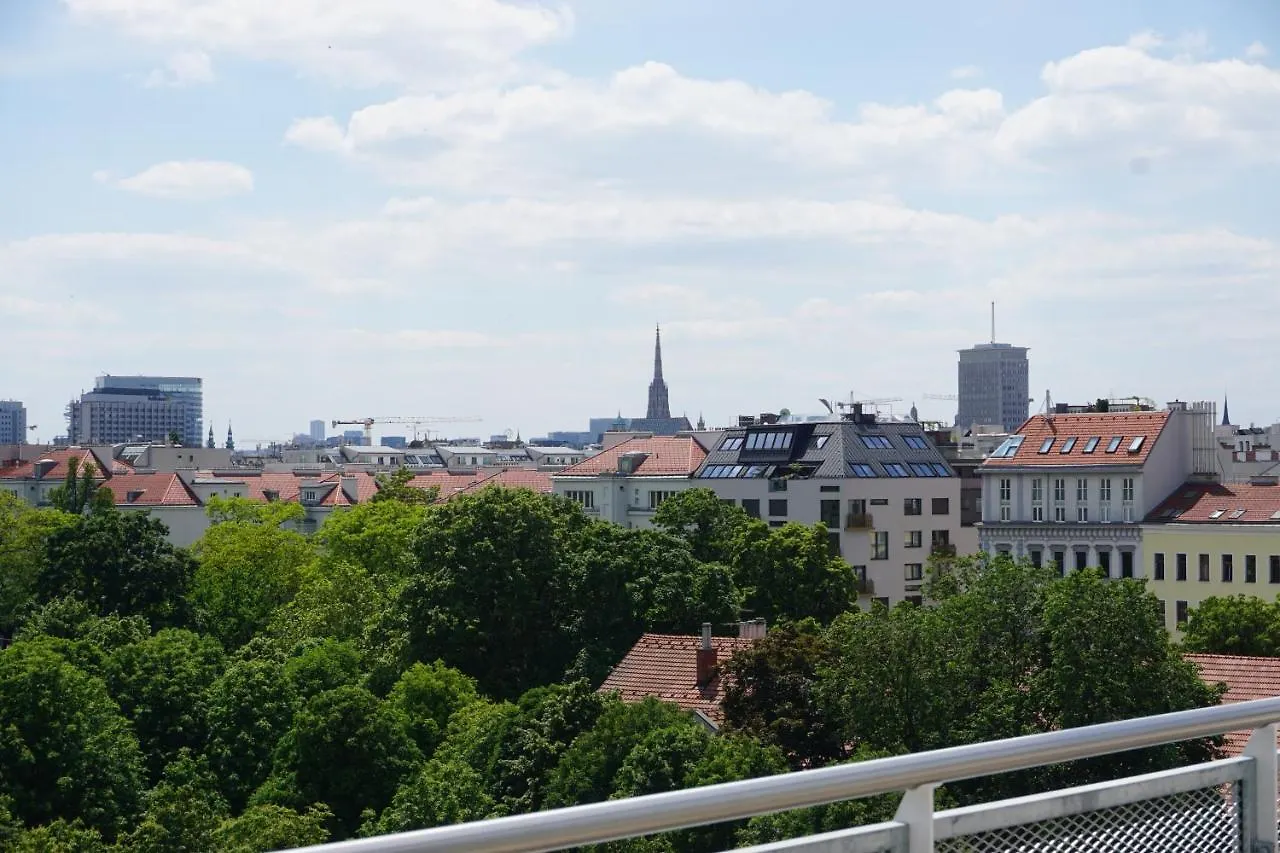 Apartamento Augartenblick Penthauscombo 14/15 - Blick Zum Riesenrad Viena