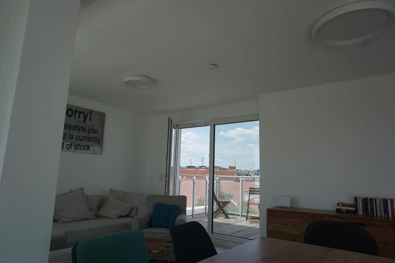 Apartamento Augartenblick Penthauscombo 14/15 - Blick Zum Riesenrad Viena 0*,