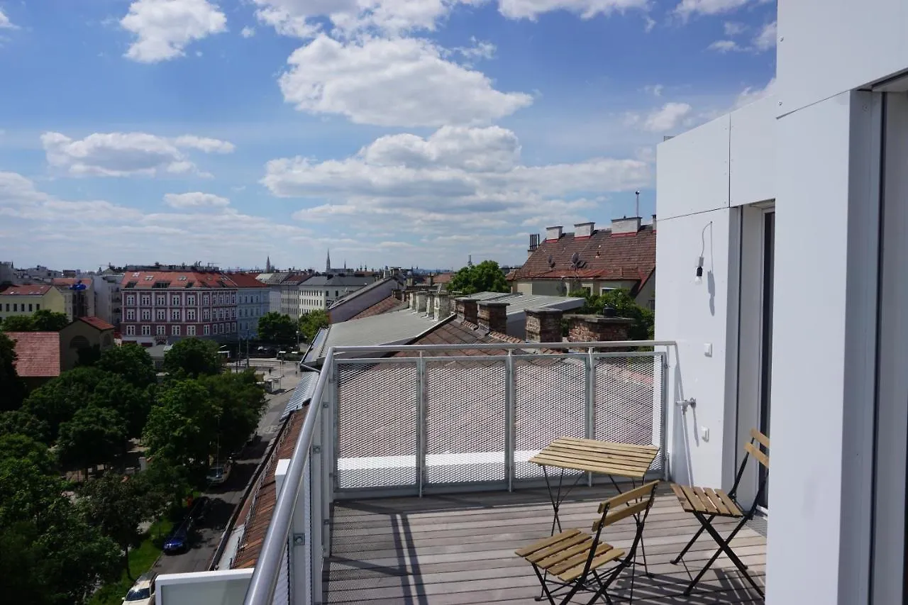 Apartamento Augartenblick Penthauscombo 14/15 - Blick Zum Riesenrad Viena